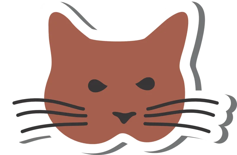Cat Domestic cat Animal Stickdatei – Tiere