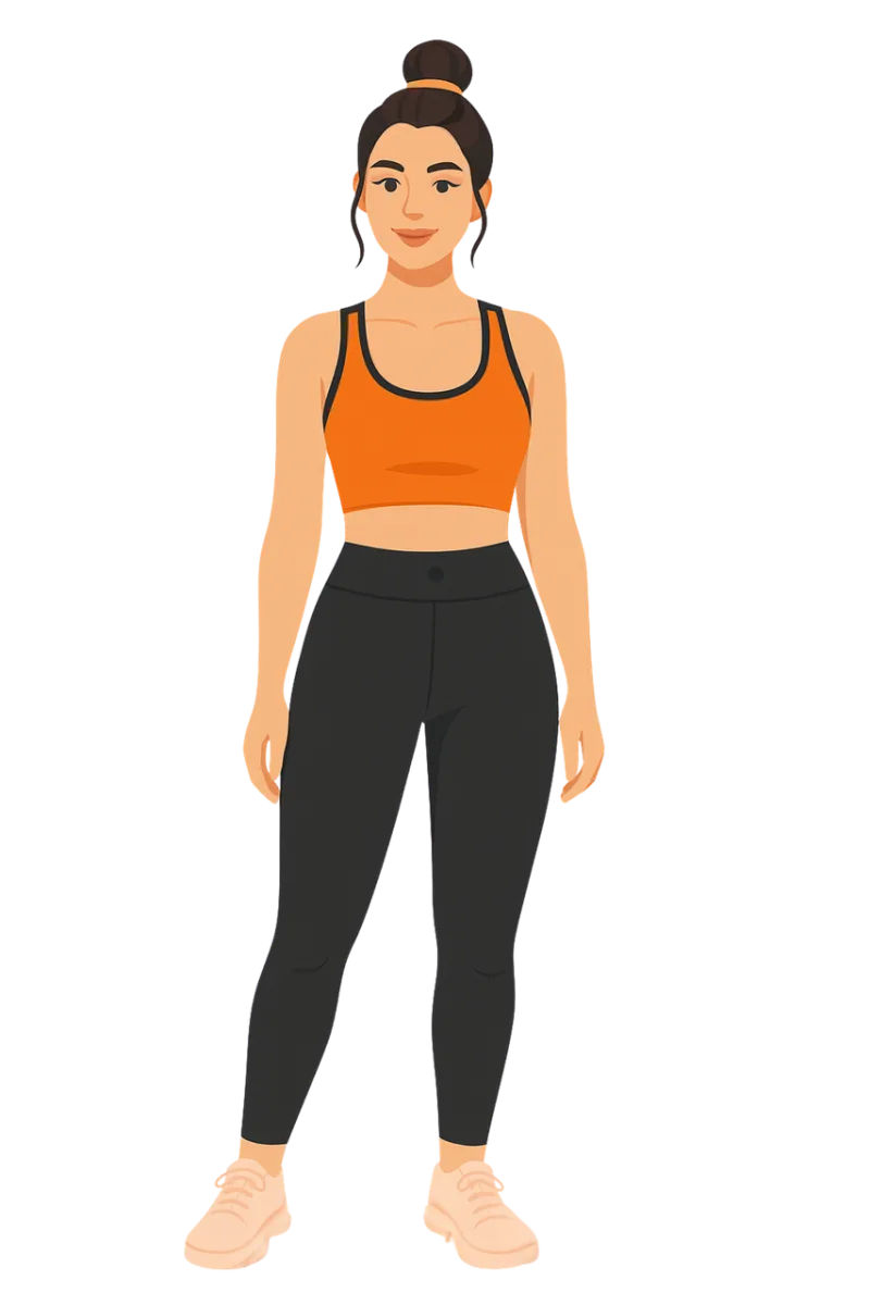 Woman Female Fitness Stickdatei – Sport