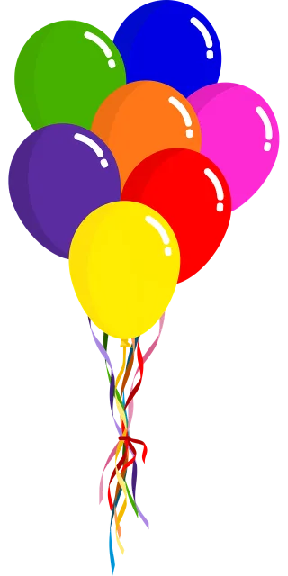Balloons Bunch of balloons Bunch Stickdatei