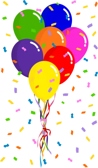 Balloons Bunch of balloons Bunch Stickdatei