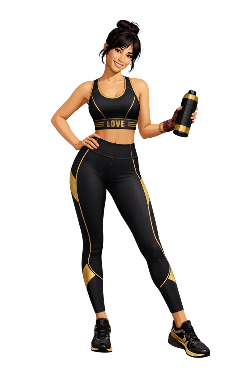 Fitness Workout Active lifestyle Stickdatei – Sport