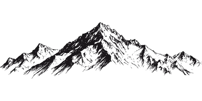 Mountains Top Mountain range Stickdatei – Natur