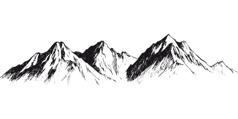Mountains Tops Mountain peaks Stickdatei – Natur