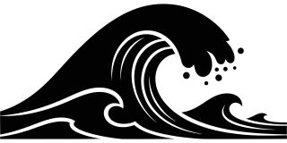 Wave Ocean Sea Stickdatei