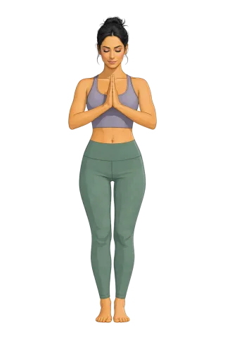 Young woman Yoga Meditation Stickdatei