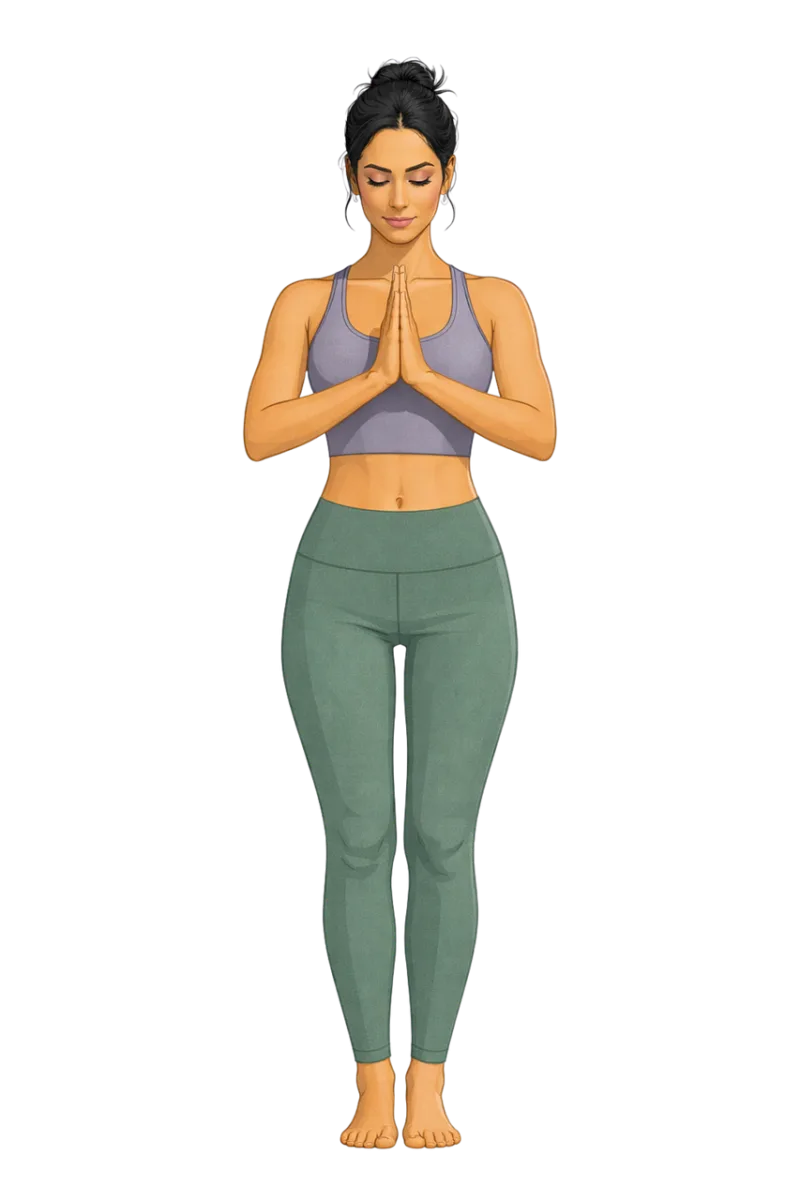 Young woman Yoga Meditation Stickdatei – Sport