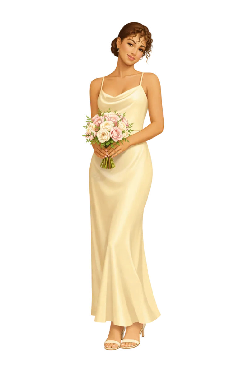 Wedding illustration Bride illustration Elegant bride Stickdatei – Blumen