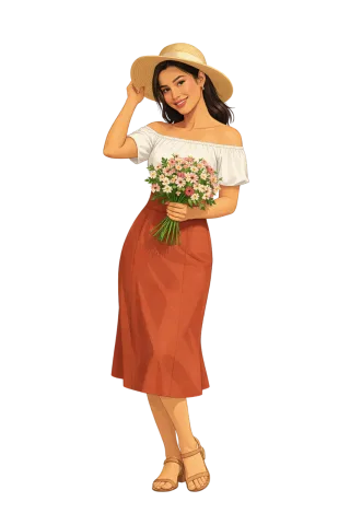 Woman Young woman Summer Stickdatei