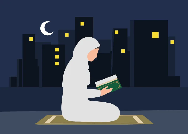 Ramadan Quran Muslim Stickdatei – Natur