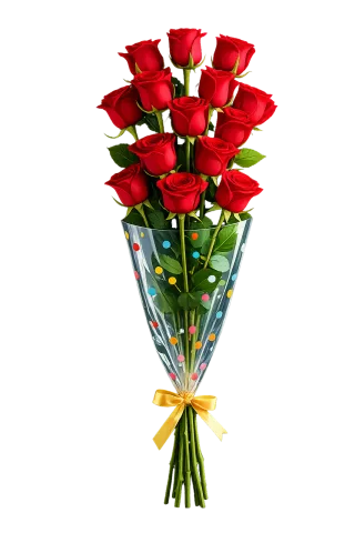 Red roses Rose bouquet Romantic flowers Stickdatei