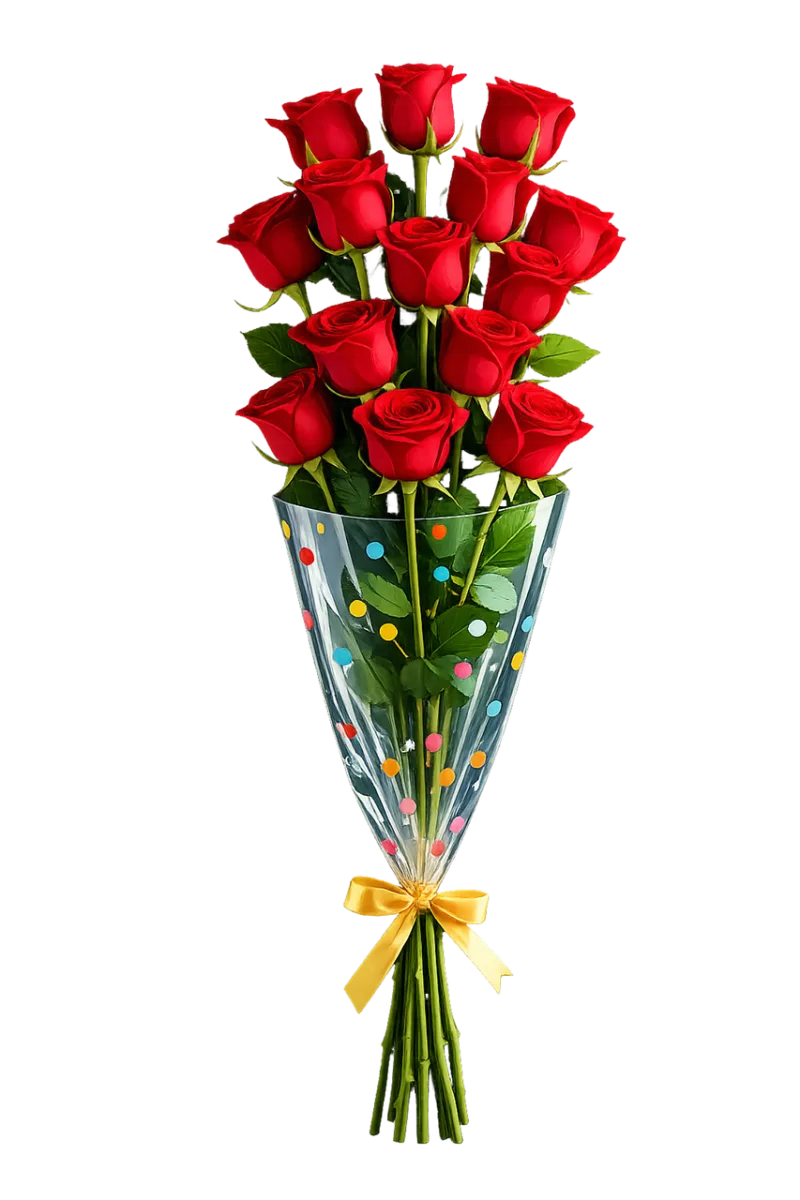 Red roses Rose bouquet Romantic flowers Stickdatei – Herzen & Liebe