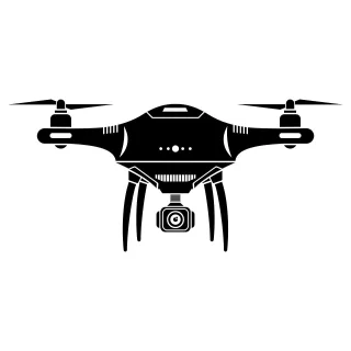 Drone Technology Icon Stickdatei