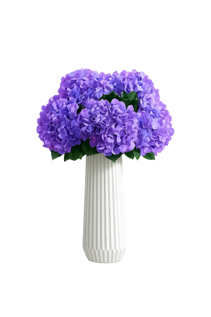 Purple hydrangeas Floral bouquet Romantic flowers Stickdatei – Blumen