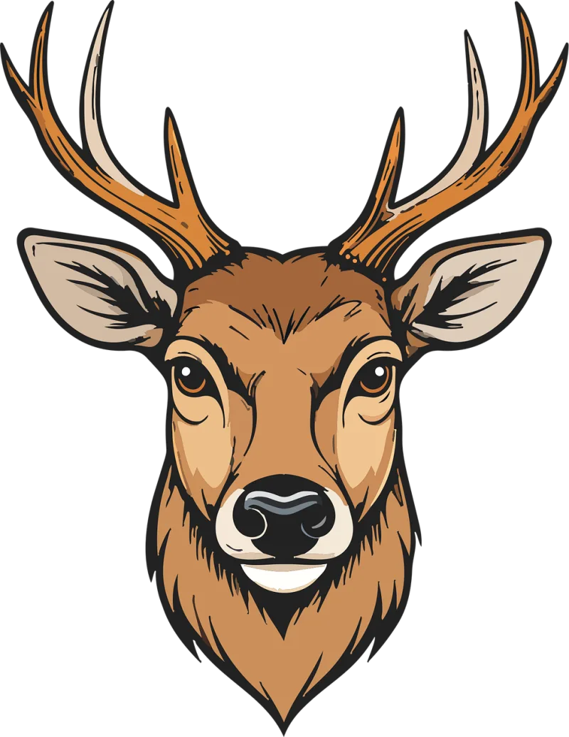 Deer Animal Reindeer Stickdatei – Tiere
