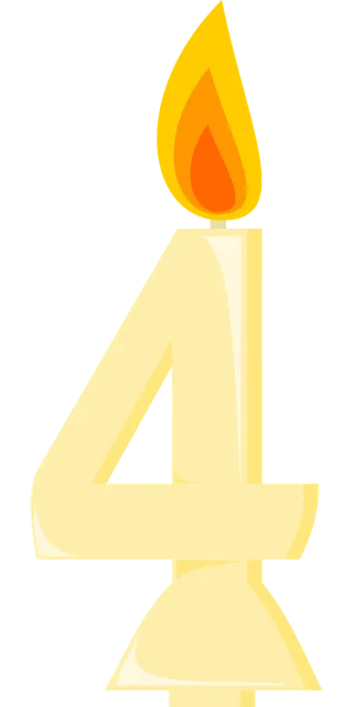 Candle Birthday candle Number Stickdatei