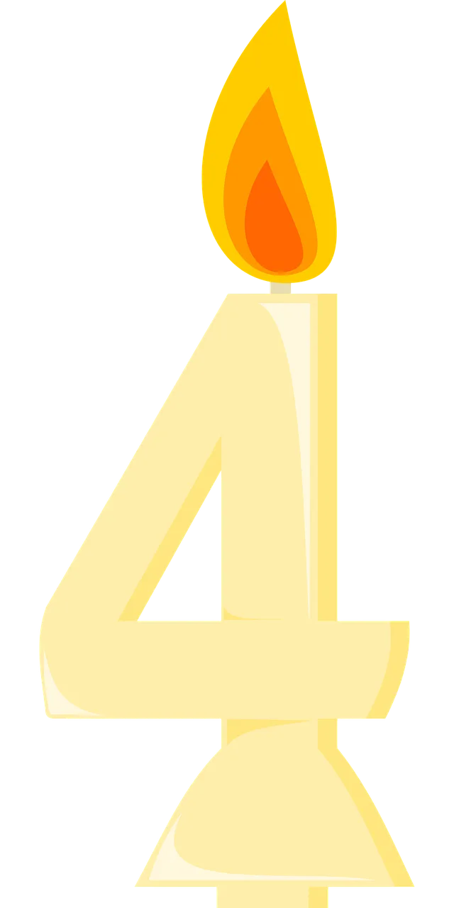 Candle Birthday candle Number Stickdatei – Weihnachten