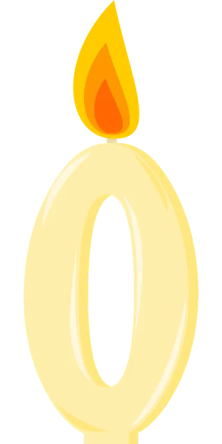 Candle Birthday candle Number Stickdatei