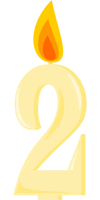 Candle Birthday candle Number Stickdatei