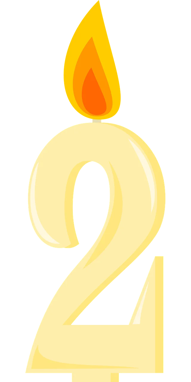 Candle Birthday candle Number Stickdatei – Weihnachten