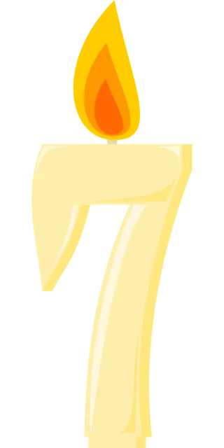 Candle Birthday candle Number Stickdatei