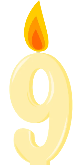 Candle Birthday candle Number Stickdatei