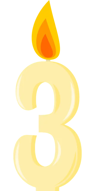 Candle Birthday candle Number Stickdatei
