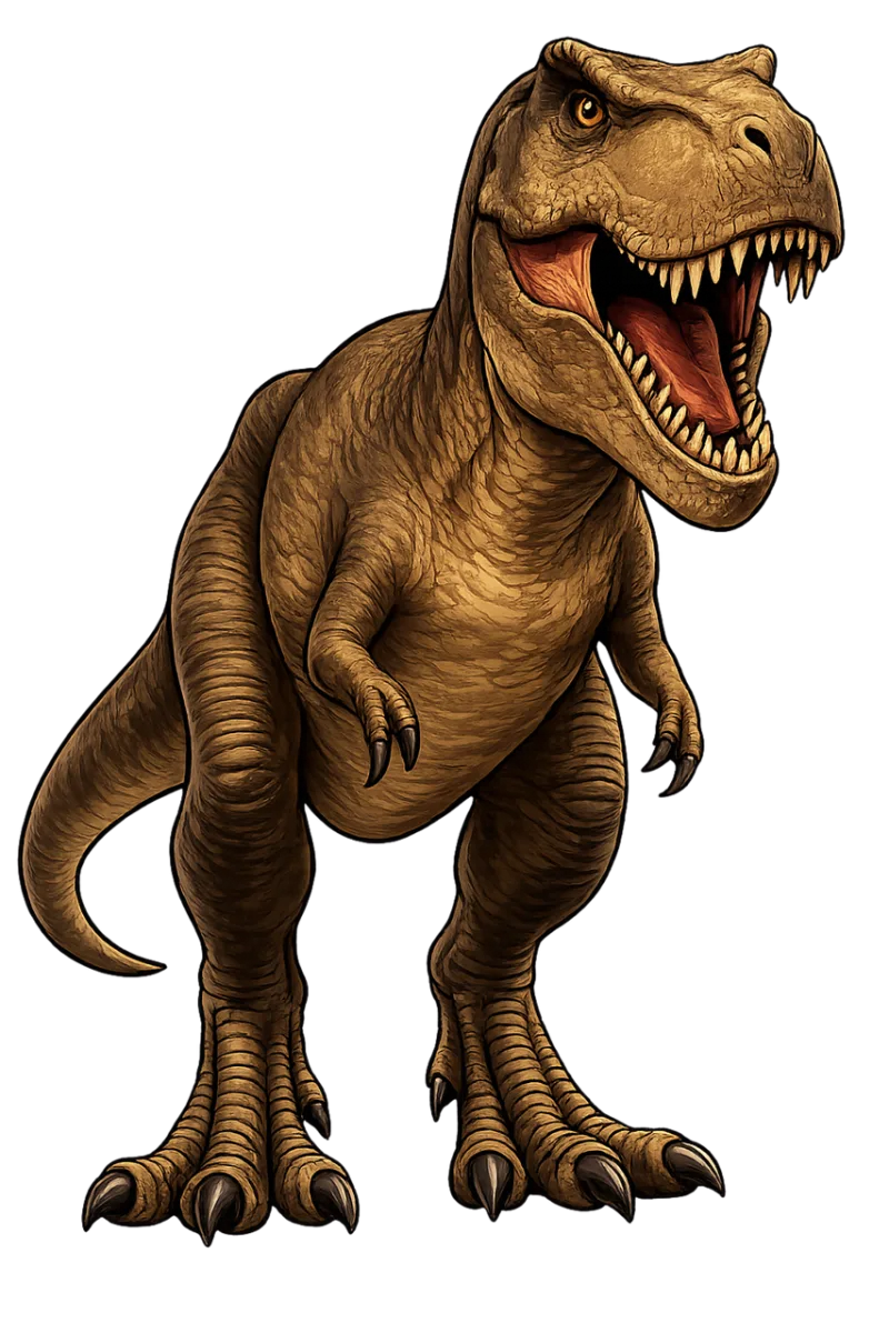 T rex Tyrannosaurus rex Dinosaur Stickdatei – Kinder