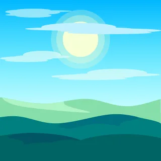 Hills Green Nature Stickdatei