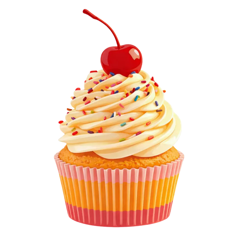 Cupcake Cherry cupcake Maraschino cherry Stickdatei – Kinder