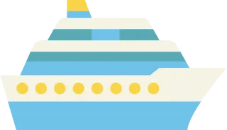 Boat Travel Cruise Stickdatei – Fahrzeuge