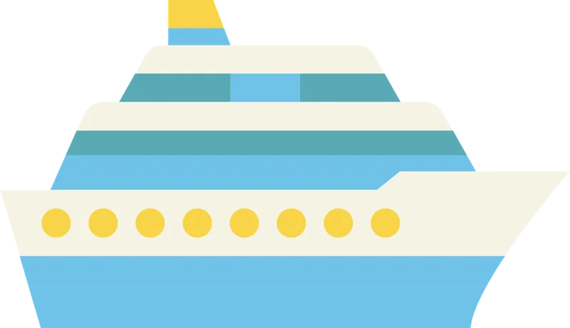 Boat Travel Cruise Stickdatei – Fahrzeuge