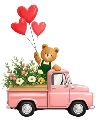 Teddy bear Cute bear Love illustration Stickdatei – Kinder