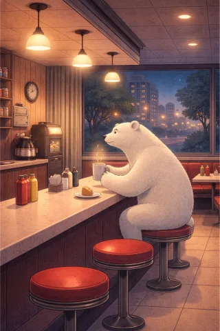 Polar bear Bear illustration Animal illustration Stickdatei