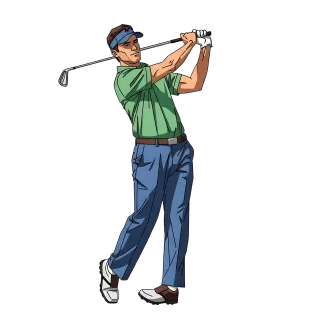 Golf Golfer Sport Stickdatei
