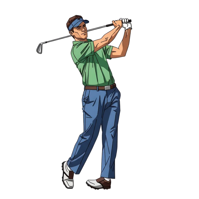 Golf Golfer Sport Stickdatei – Sport