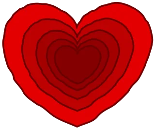 Hearts Red hearts Valentine Stickdatei