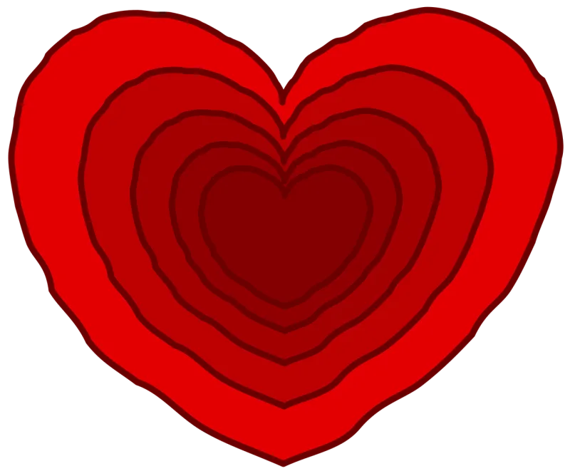 Hearts Red hearts Valentine Stickdatei – Herzen & Liebe