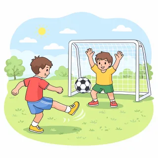 Children Football Kids sport Stickdatei