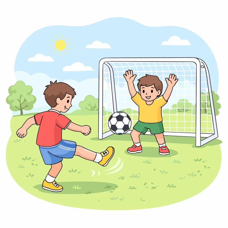 Children Football Kids sport Stickdatei – Sport