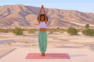 Yoga Meditation Wellness Stickdatei