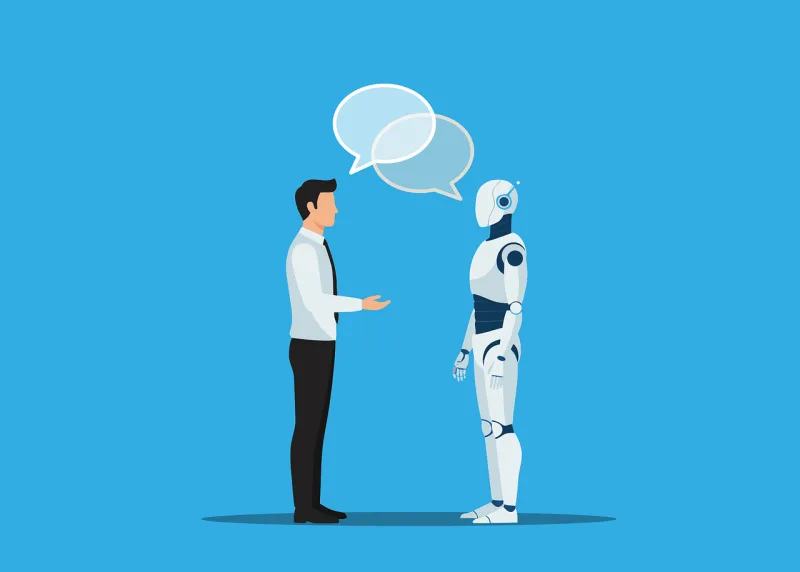 Artificial intelligence Robot Technology Stickdatei – Kinder