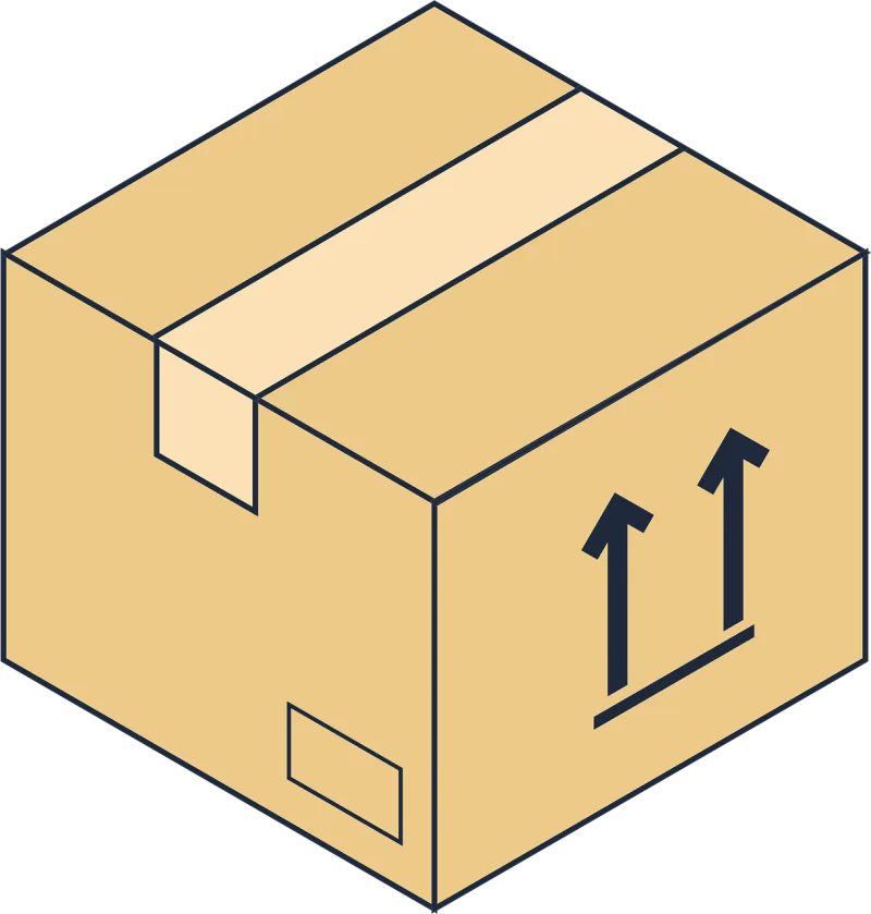 Cardboard box Shipment Packaging Stickdatei – Sport
