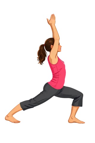 Yoga Yoga pose Warrior pose Stickdatei