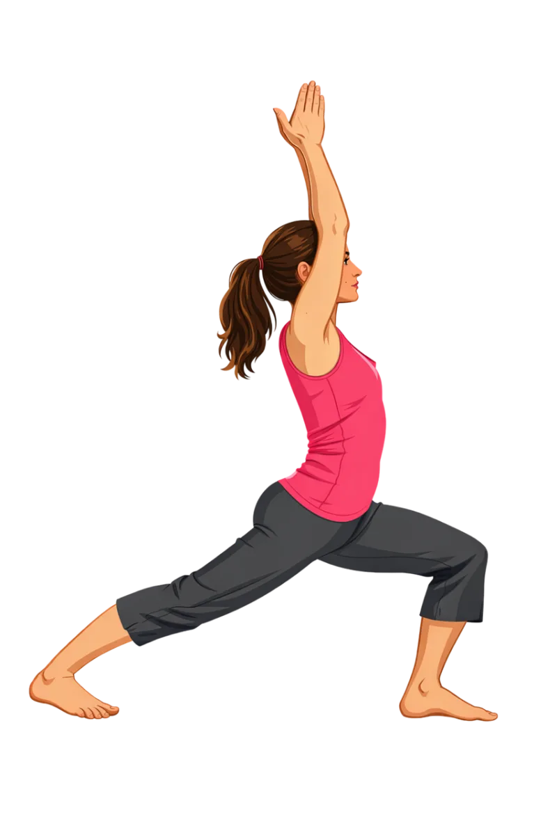 Yoga Yoga pose Warrior pose Stickdatei – Sport
