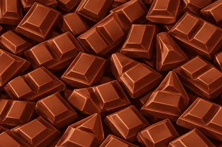 Chocolate Chocolate pieces Dark chocolate Stickdatei – Essen & Trinken
