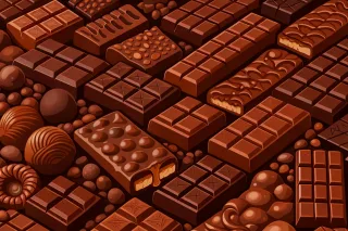 Chocolate Dark chocolate Chocolate bars Stickdatei