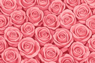 Pink roses Rose pattern Floral background Stickdatei