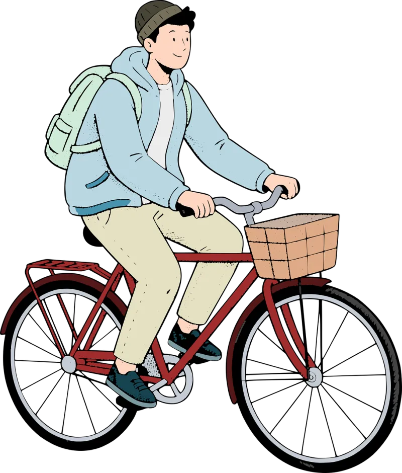 Cyclist Bike Motorbike Stickdatei – Sport