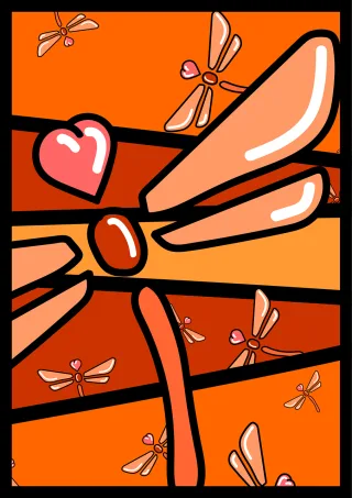 Mind Love Beetle Stickdatei