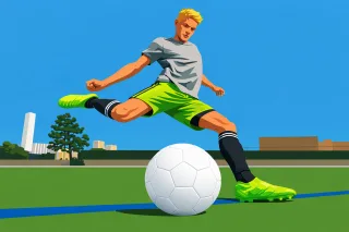 Soccer player Football Athlete Stickdatei
